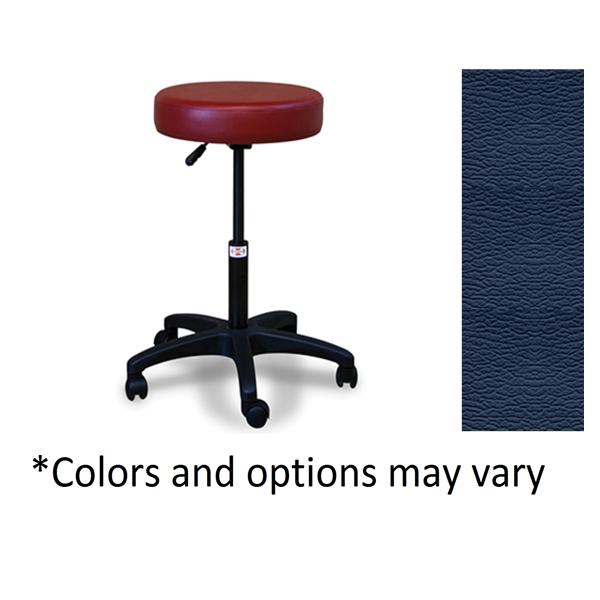 Hausmann Industries Stool Exam Navy Blue 2" Casters 5 Leg Ea - 2153-718