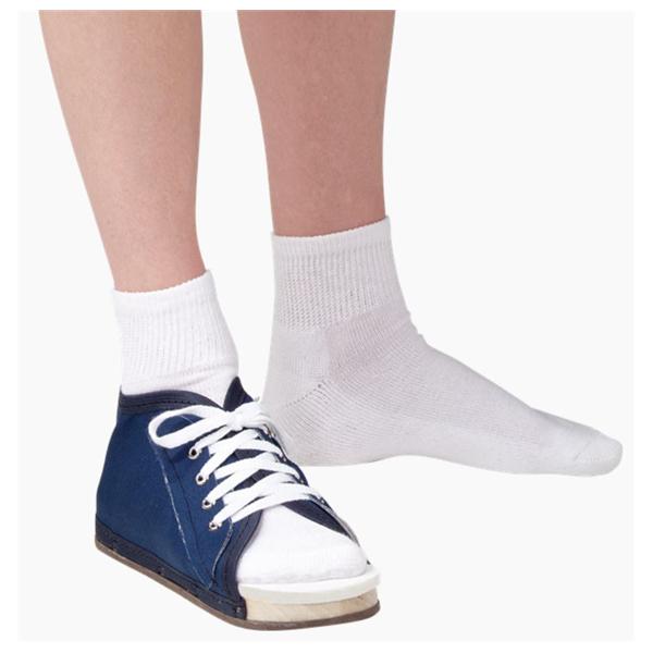 Deroyal Industries Inc Shoe Post-Op Canvas Navy Wood Sole/Rubber Bottom Women 8.5-10 Size Large Ea - 2021-03