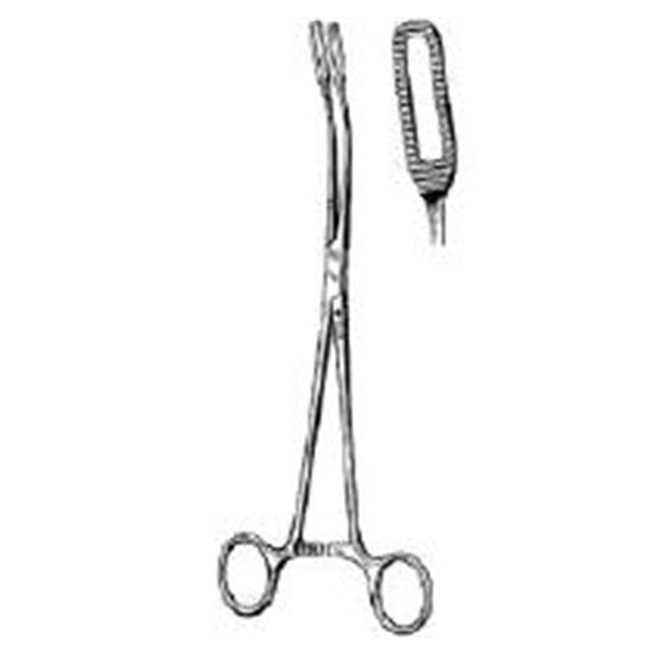 BR Surgical, Forcep Tissue Javerts 9-1/2" Curved Stainless Steel Ea - BR70-51724