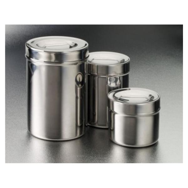 Dukal Corporation Jar Dressing 3X4" 0.5Qt Silver Stainless Steel 12/Ca - 4233-2