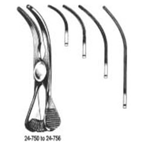 Miltex-Integra Clamp Bulldog Glover 3-1/8" Curved 2.5Cm Jaw 8Cm Stainless Steel Ea - 24-752