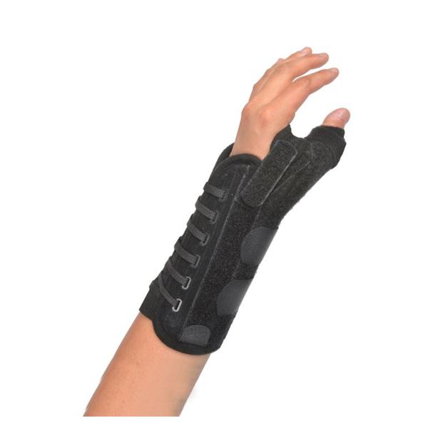 Hely & Weber Splint Titan Wrist/Thumb Felt/Brushed Nylon Black Size X-Small Right Ea - 455-RT-XS