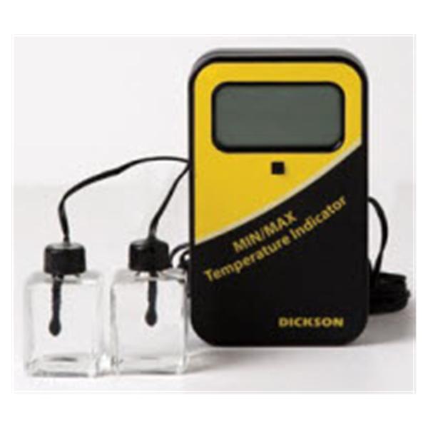 Dickson Data Thermometer Vaccine 0 To 50C/-50 To 122F Lcd Digital Display 2 Remote Probe Ea - 15174130