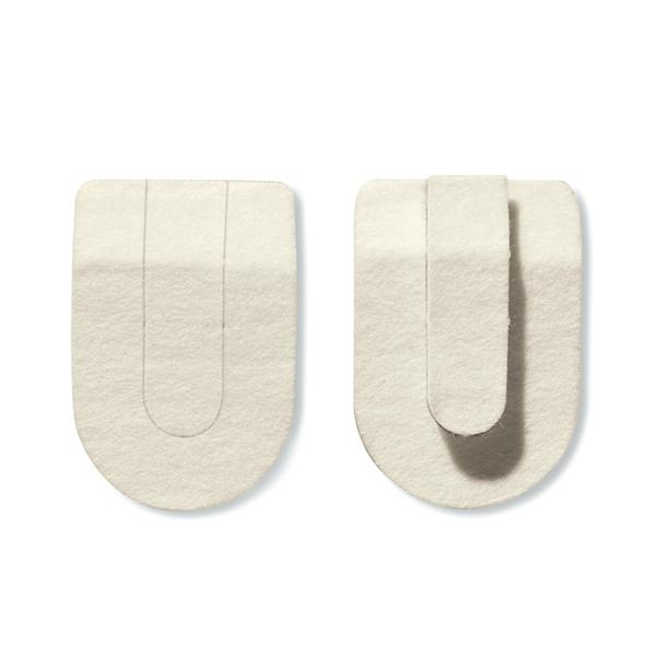 Hapad Pad Cushion Heel 2.5X7/16" White 1/Pair - HS2-7