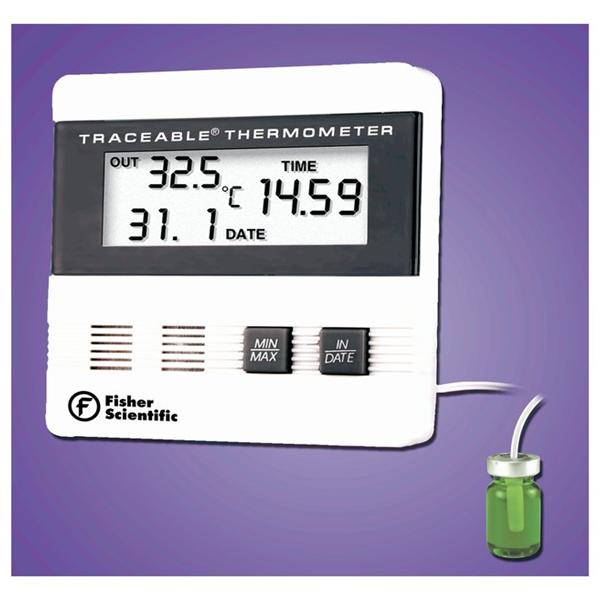 Control Company Traceable Date Thermometer Abs Plastic -40 To 80°C Ea - 15077723