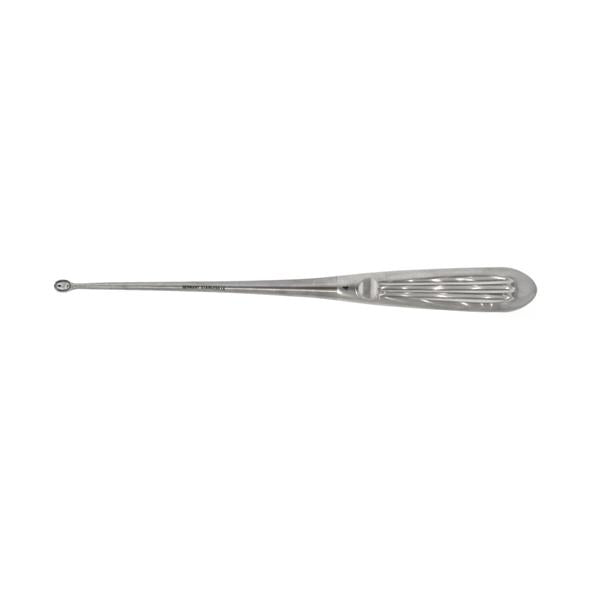 BR Surgical, Curette Bone Bruns 9" #4 Oval Cup Tip Narrow Handle Stainless Steel Ea - BR32-48104