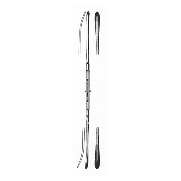 BR Surgical, Dissector Dura Davis 9-3/4" Stainless Steel Ea - BR40-15124
