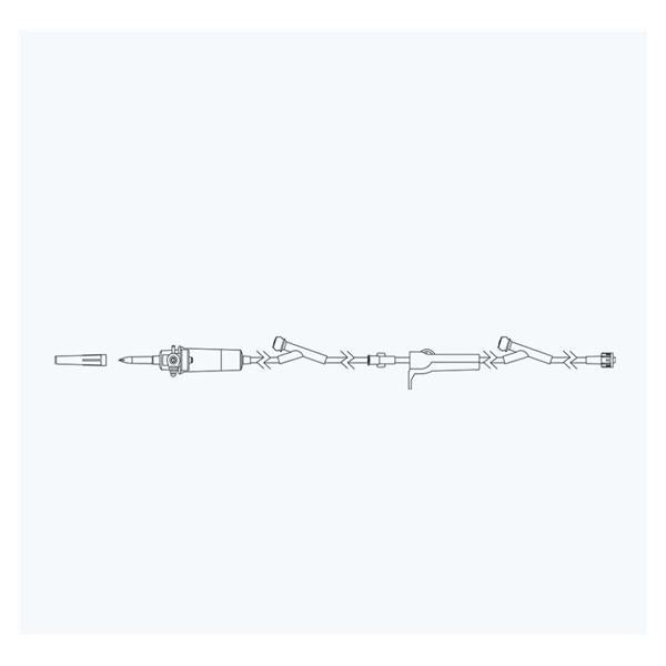 MPS Medical Iv Extension Set Mps 20 Drops/Ml 100" 2 Y-Injection Sites Male Luer 20/Bx - S-100-23