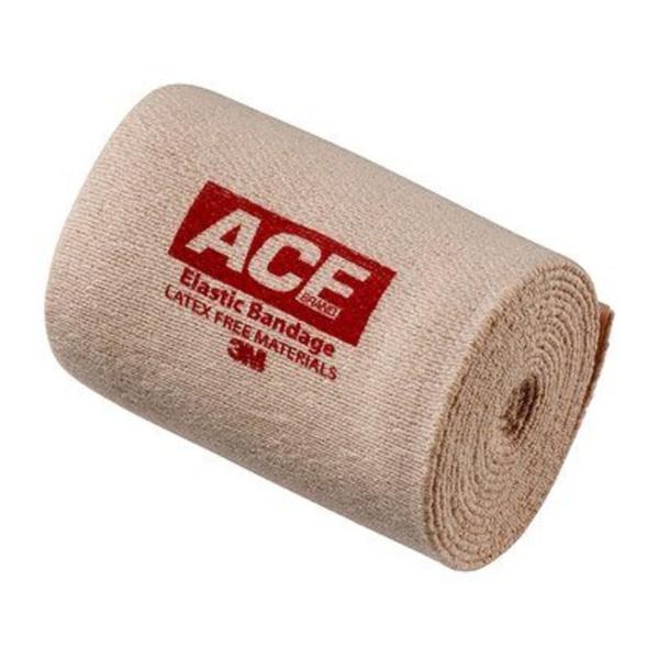 3M Healthcare Bandage Ace 3" Stretch Elastic Hook & Loop Closure Beige 72/Case - 207603