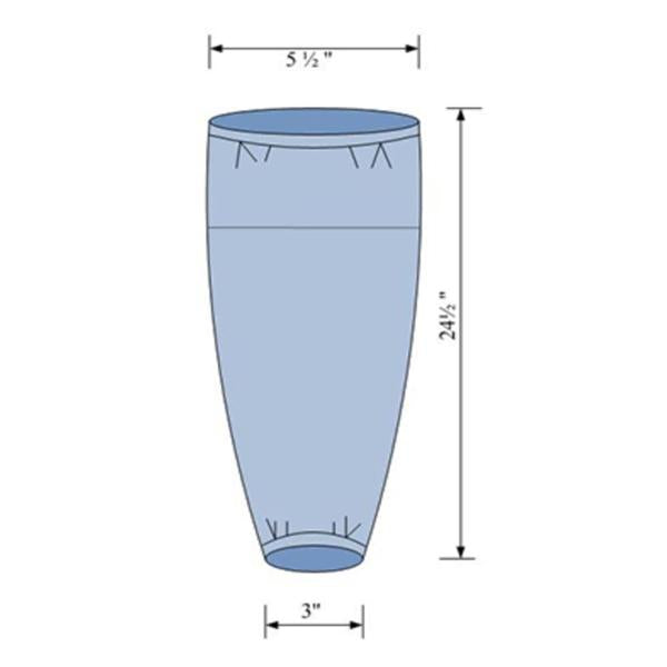 C-Core Medical Sleeve Gown 5-1/2X24-1/2" Blue Sterile 200/Ca - 19136