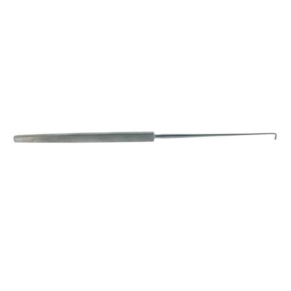 BR Surgical, Hook Lillie 6" Angled Right 1Mm Ball Tip Flat Handle Stainless Steel Ea - BR44-75017