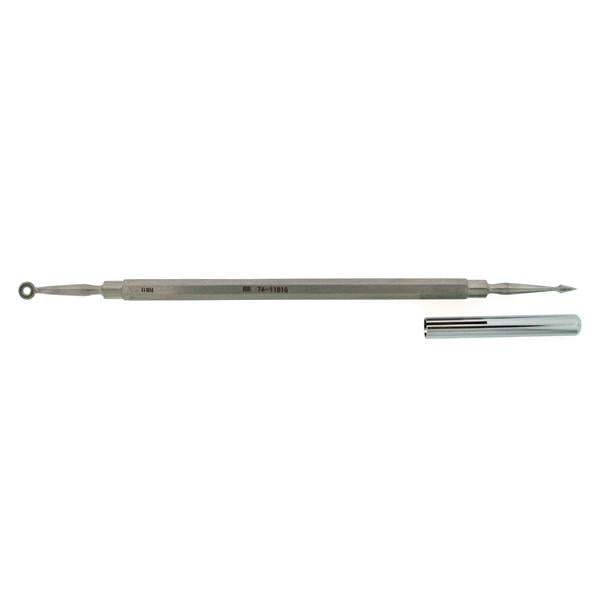 BR Surgical, Extractor Comedone Schamberg 6" Sharp/Round Fenestrated Cup Stainless Steel Ea - BR74-11815