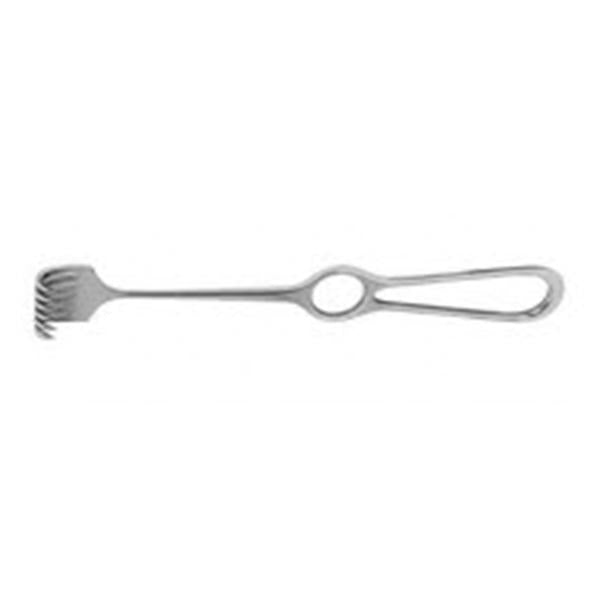 Aesculap Retractor Volkman 8-3/4" Sharp 8 Prong Stainless Steel Ea - BT248R