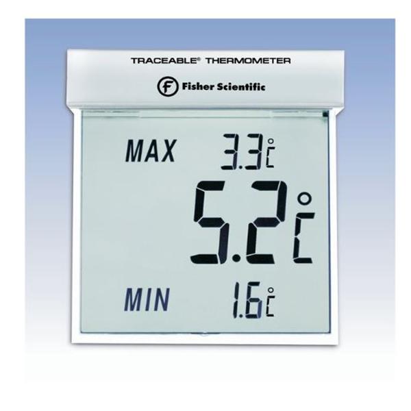 Control Company Thermometer Lb Traceable -25 To 70C Bg Dgt Lcd S-Thr Dspl 3.5X4.25X0.75" Ea - 15077960
