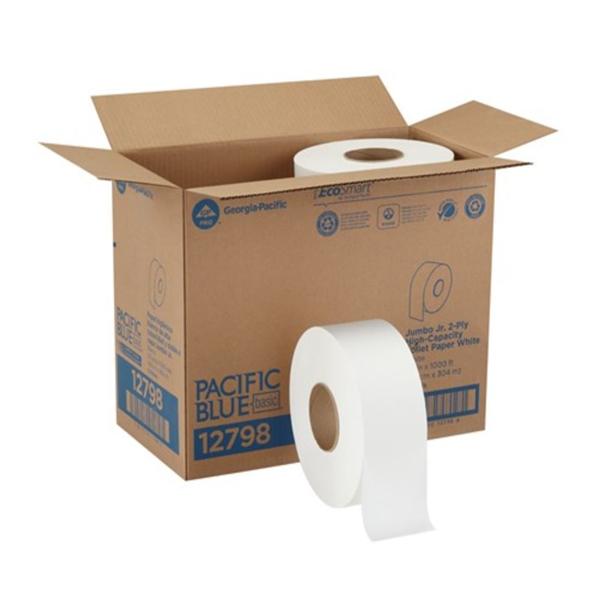 Georgia Pacific Toilet Tissue Pacific Blue Basic White 2 Ply 8Rl/Ca - 12798