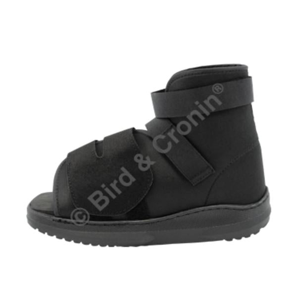 Bird & Cronin Boot Cast Comfor Lite Nylon Black Rocker Sole 11.5" Size Large Ea - 0814-1054