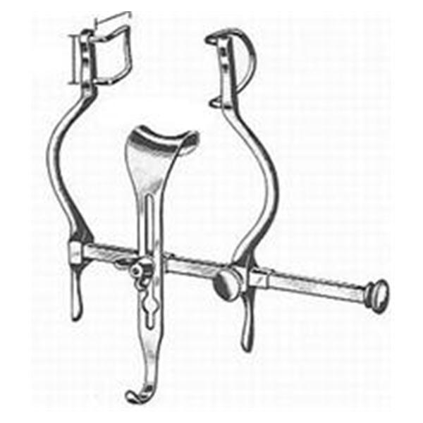 BR Surgical, Retractor Balfour 3-1/2" Baby Stainless Steel Ea - BR18-76690