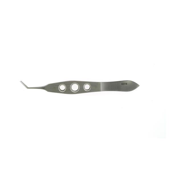 BR Surgical, Forcep Tying Kelman-Mcpherson 4-1/2" 7.5Mm Jaw Angled Stainless Steel Ea - BR43-06230