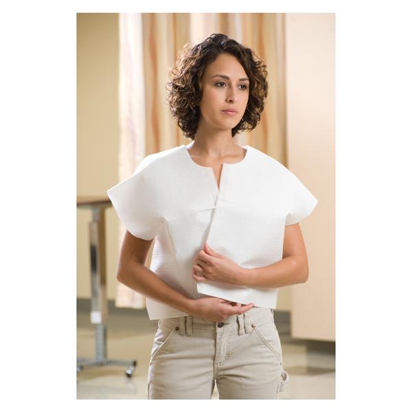 Graham Medical Cape Exam 19 In X 21 In White Tissue / Poly / Tissue 100/Case - 202
