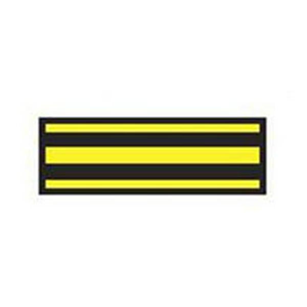 Aspen Surgical Tape Instrument Id Colortrack 8-1/2X11" Sheet/1/4" Flexible Blk/Ylw Strp Ea - 153005EEA