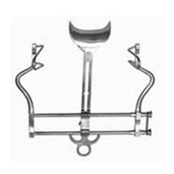 BR Surgical, Retractor Balfour 7" 7" Spread/2" Deep Stainless Steel Ea - FG18-76418