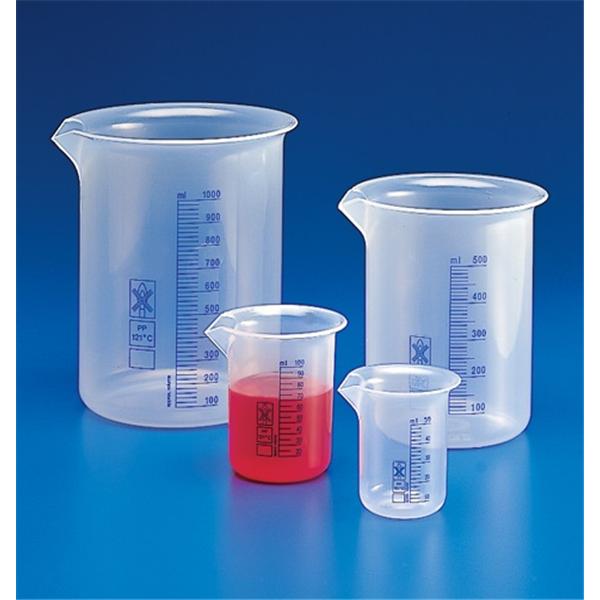 Globe Scientific Griffin Beaker Polypropylene No Closure Clear 250Ml Ea - 601824-1