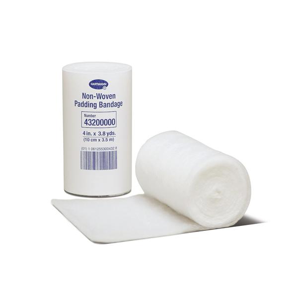 Hartmann USA Bandage Padding Non-Woven 4"X3.8Yd Roll Not Made With Natural Rubber Latex 30/Ca - 43200000