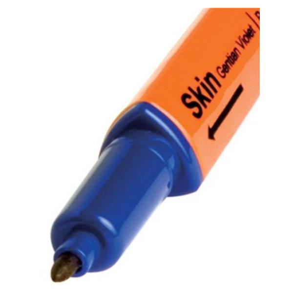 Ansell Sandel Medi Solutions Marker Skin Time Out Single Tip Violet Full Size Non-Sterile 400/Ca - 1019-NNS