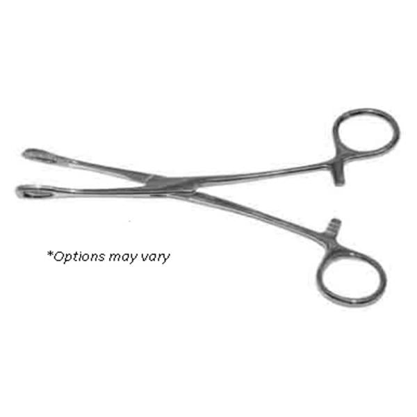 Centurion Medical Products Forcep Sponge Foerster 9-1/2" Serrated Curved Stainless Steel Disposable 20/Ca - 66605