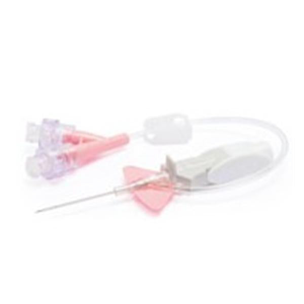 Becton-Dickinson Catheter Iv Nexiva Shielded Closed End Dual Port W/ Wings Yellow 24Gx9/16" 80/Ca - 383530