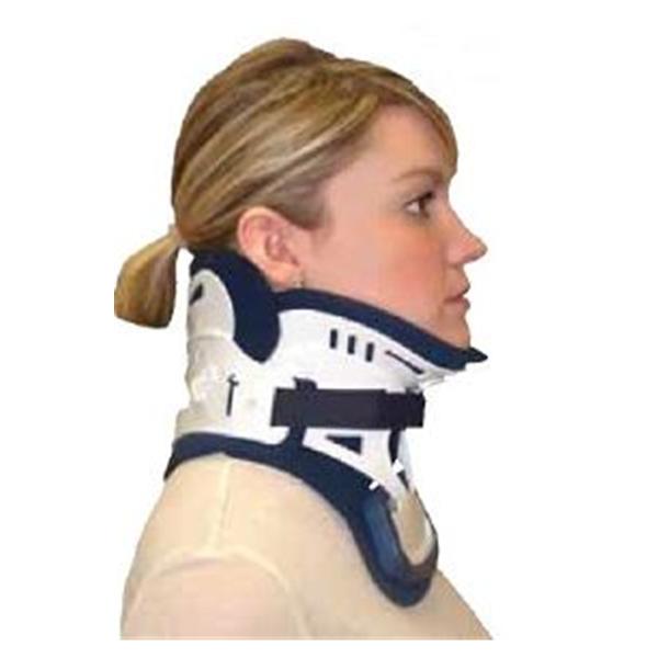 BSN Medical Collar Miami J Adult Cervical Plastic White/Navy Size Large Ea - MJ500