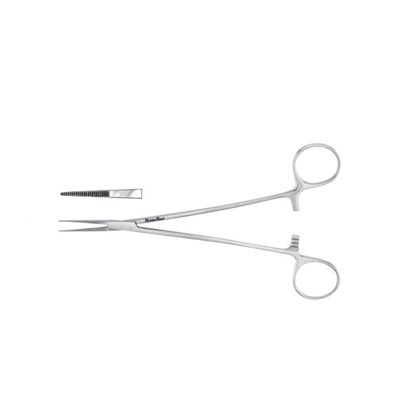 Miltex-Integra Forcep Hemostatic Adson Meister-Hand 7-1/4" Serrated Straight Stainless Steel Ea - MH7-240