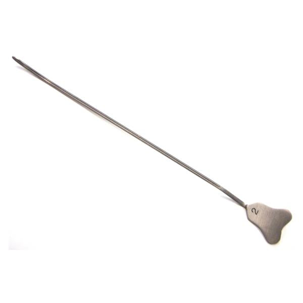 BR Surgical, Probe Fistula 16.5Cm Slightly Curved Tip German Stainless Steel Ea - BR68-12502