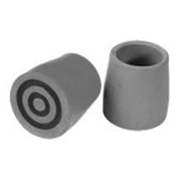 Invacare Tips Cane Rubber 0.5" Black 10/Pk - 1141737