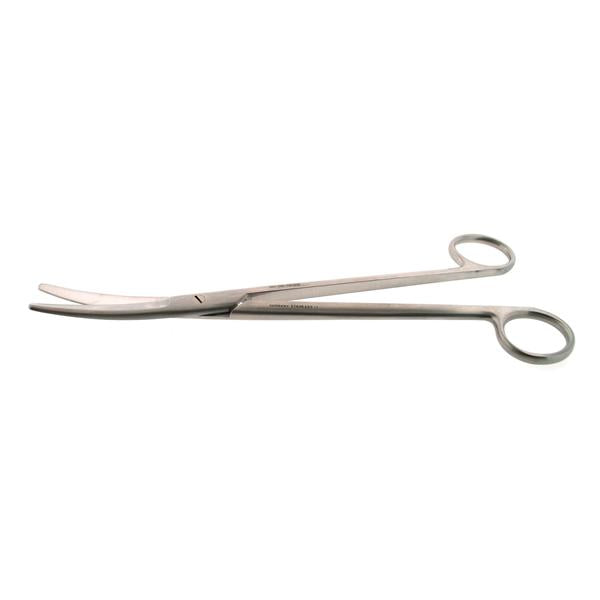 BR Surgical, Scissors Mayo 9" Blunt/Blunt Smooth Curved Stainless Steel Ea - BR08-16123