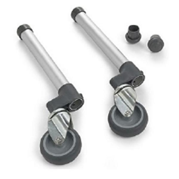 Invacare Wheel Replacement Aluminum 3" Black 1/Pr - 6273