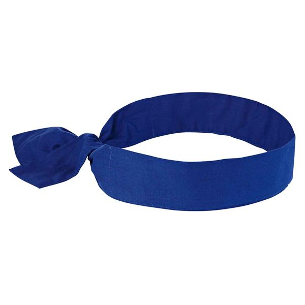 Ergodyne Corporation Bandana Tie Chill-Its 6700 Polymer Solid Blue Universal 24/Ca - 12307