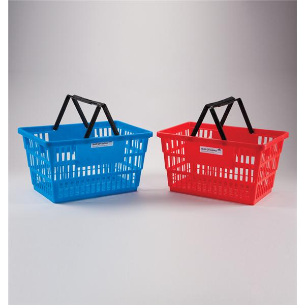 Health Care Logistics Basket Tote Plastic/Fiberglass/Nylon No Lid Red Rectangle Each - 4023R