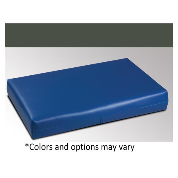 Clinton Industries. Pillow Positioning Rectangle Gunmetal Vnl Cvr Firm High Density Size Large Each - 060-3GM