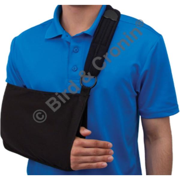 Bird & Cronin Sling Adult Arm Cotton Black Size Medium Ea - 8140793