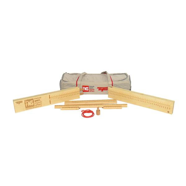 MF Athletic Co. Test Kit Functional Movement Screen Professional Bamboo/Urethane With Bag Each - 3801-02