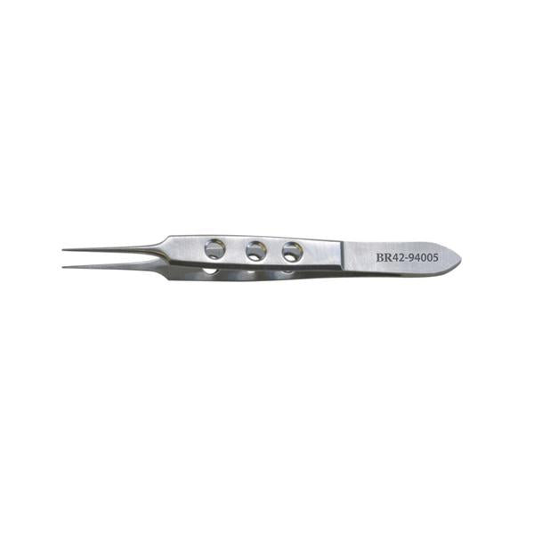 BR Surgical, Forcep Thumb Bishop Harmon 3-1/2" 0.5Mm Tip Serrated Stainless Steel Ea - BR42-94005