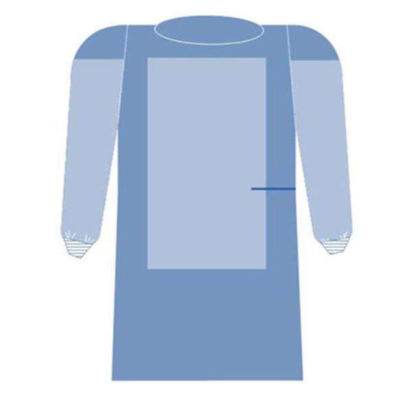 C-Core Medical Gown Surgical Xl Blue Fabric Reinforced Aami Level 3 Sterile 32/Ca - 30231