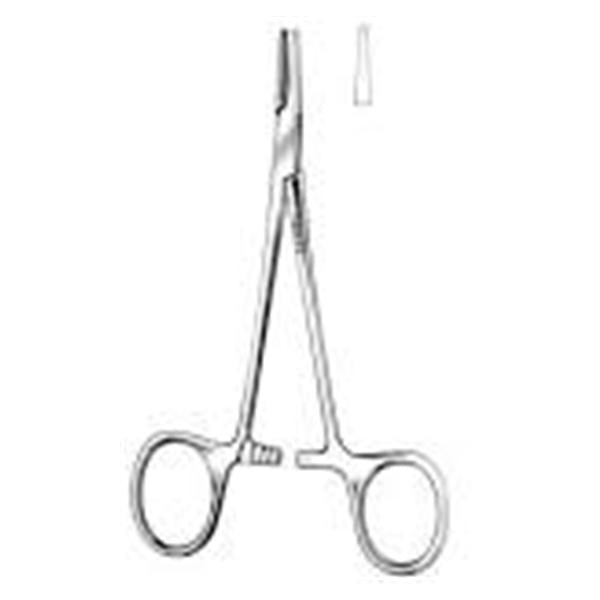 BR Surgical, Holder Needle Halsey 5" Serrated Jaw Stainless Steel Ea - BR24-14013