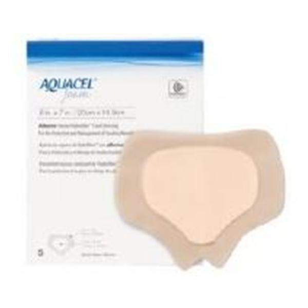 Convatec US Dressing Aquacel Foam 7X8" Silicone Adhesive 5/Bx - 420626