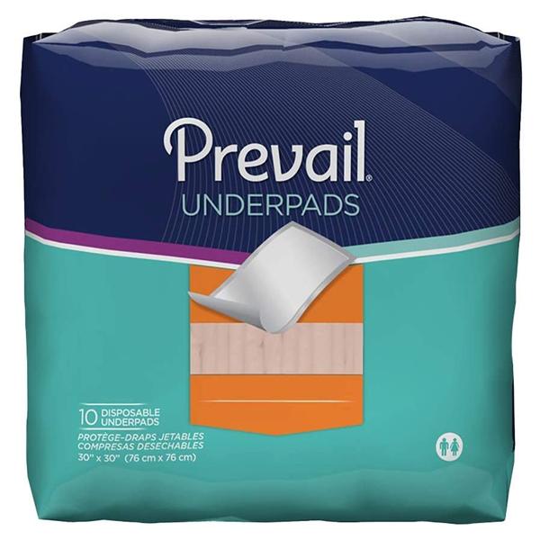 First Quality Products Underpad Prevail Unisex Medium 30X30" Super Peach 10X10/Ca - UP-100