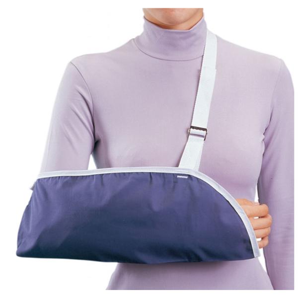 DJO Sling Envelope Clinic Adult Arm Cotton/Polyester 6X20" Blue Size X-Large Ea, 6 Ea/Pk - 79-84028
