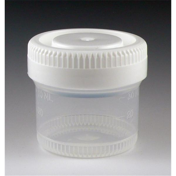 Globe Scientific Tite-Rite Specimen Container 60Ml Polypropylene Non-Sterile 500/Ca - 6522