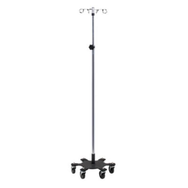 Clinton Industries. Stand Infusion Pump Space Saver 4 Rams Horn Hook 16" Base 53-93" Ea - IV-614