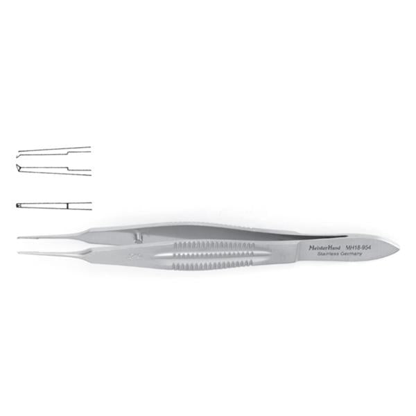 Miltex-Integra Forcep Suture Castroviejo Meister-Hand 4" 0.6Mm Stainless Steel Ea - MH18-954